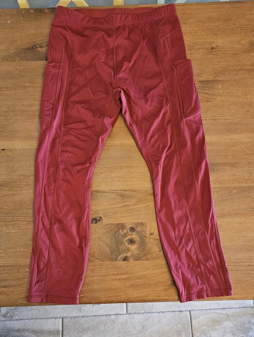 Fabletics Workout Leggings Yoga Pants Red Size XXL